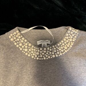Calvin Klein pearl neck sweater - large